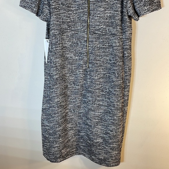 NWT. Calvin Klein 24W Tweed Sheath Crewneck Dress. - Picture 14 of 14